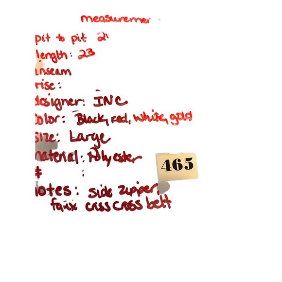 🍒 2/$20 🍒 INC Long Sleeve Striped Business Casual Blouse Knot Front sz L - Picture 9 of 9